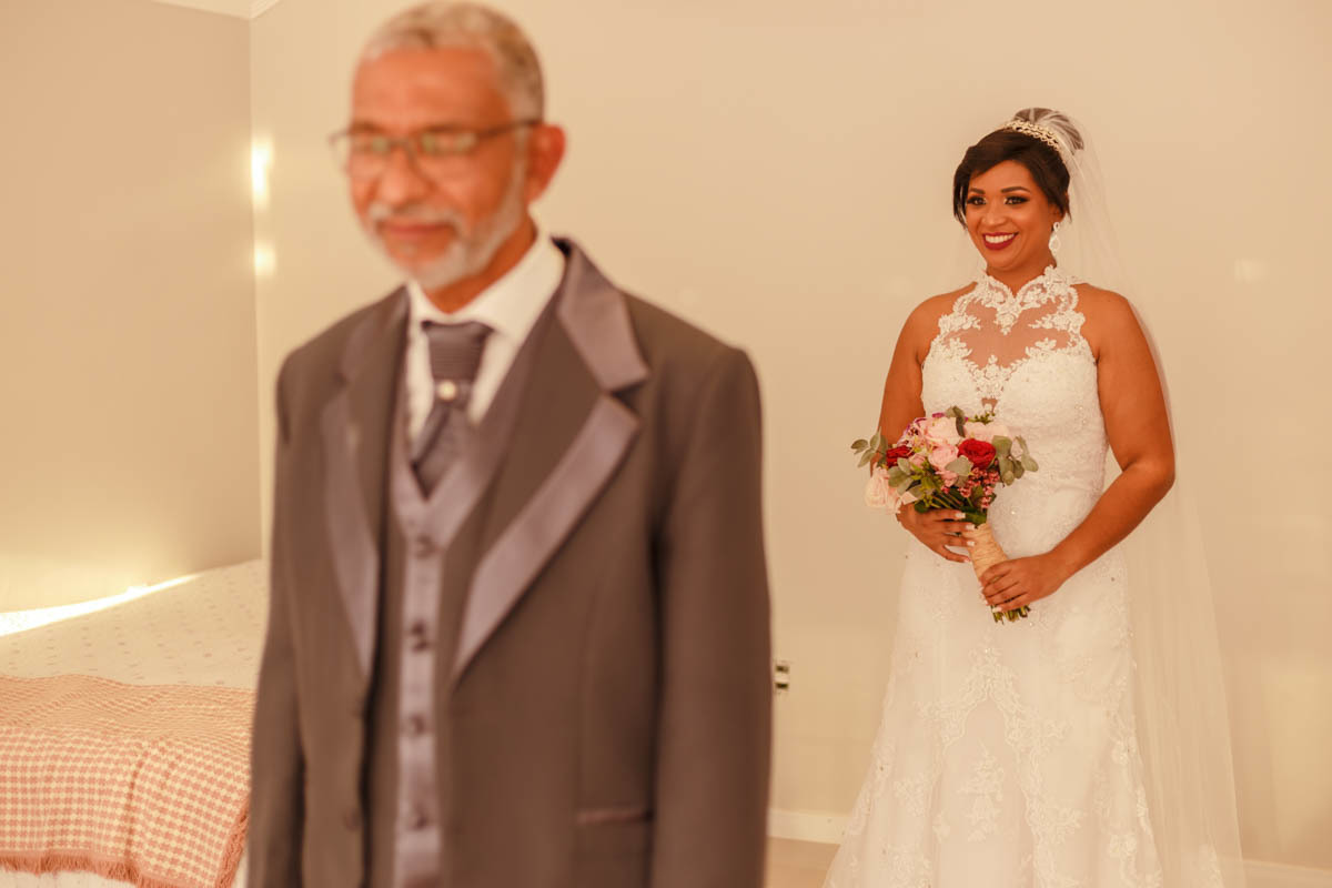 first look com o pai da noiva