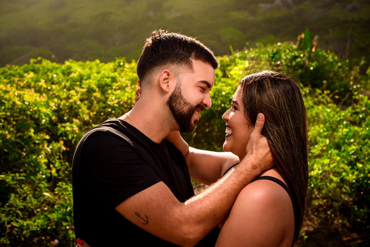 homem feliz e apaixonado