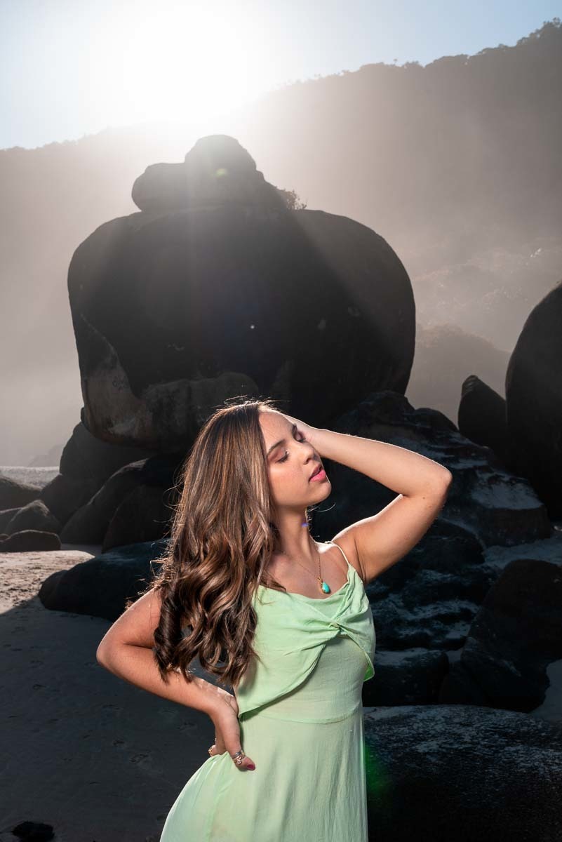 nascer do sol na prainha