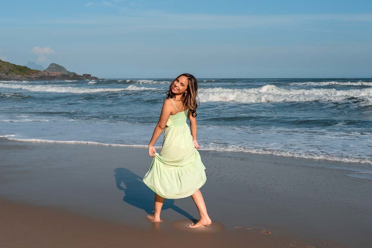 poses para ensaios na praia
