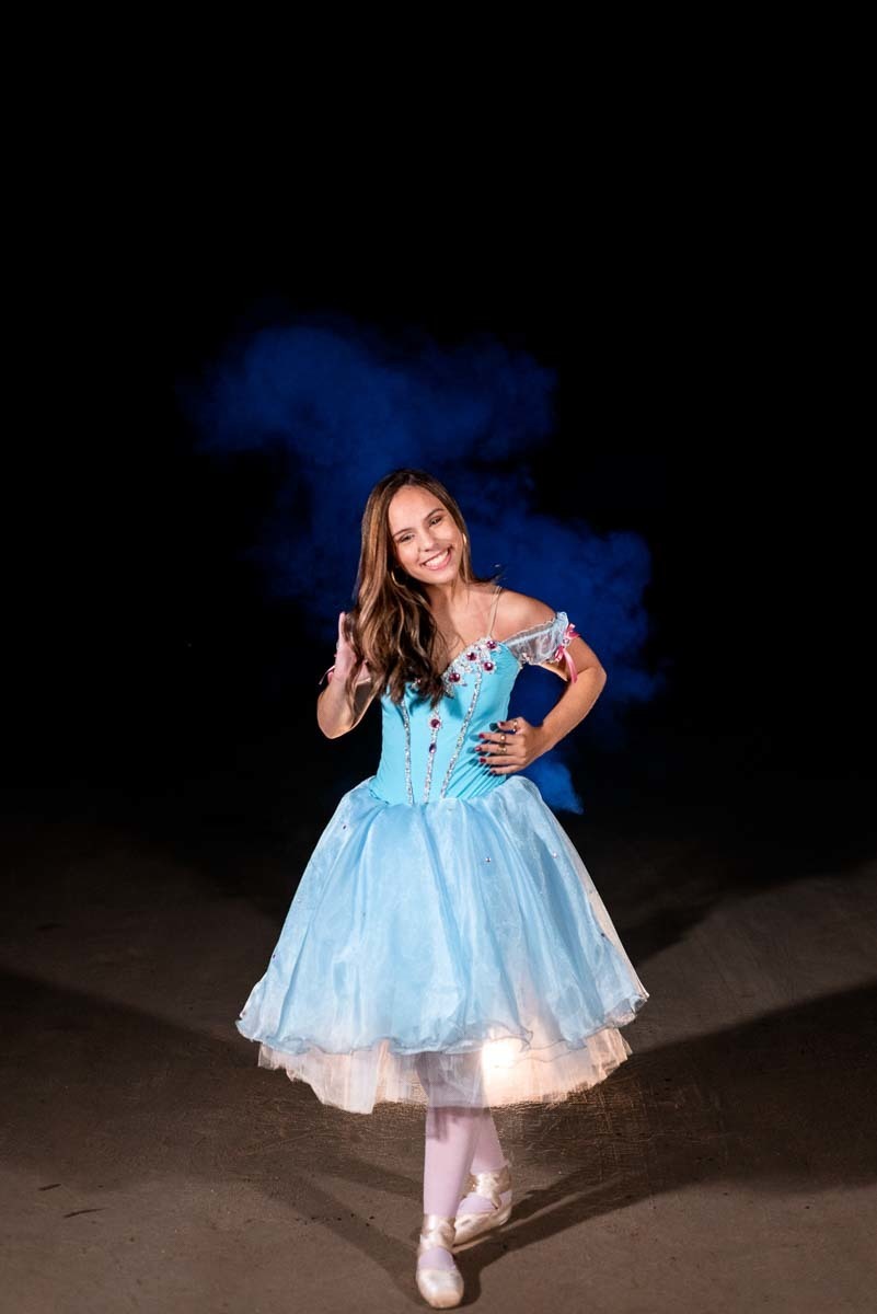 ensaio de debutante tema ballet