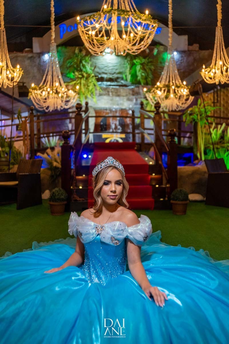 vestido cinderela do Gugu Fernando