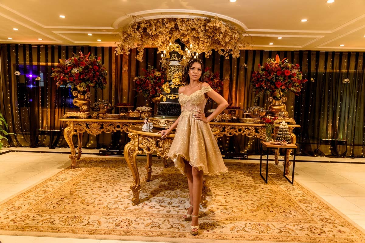 foto incrível de debutante