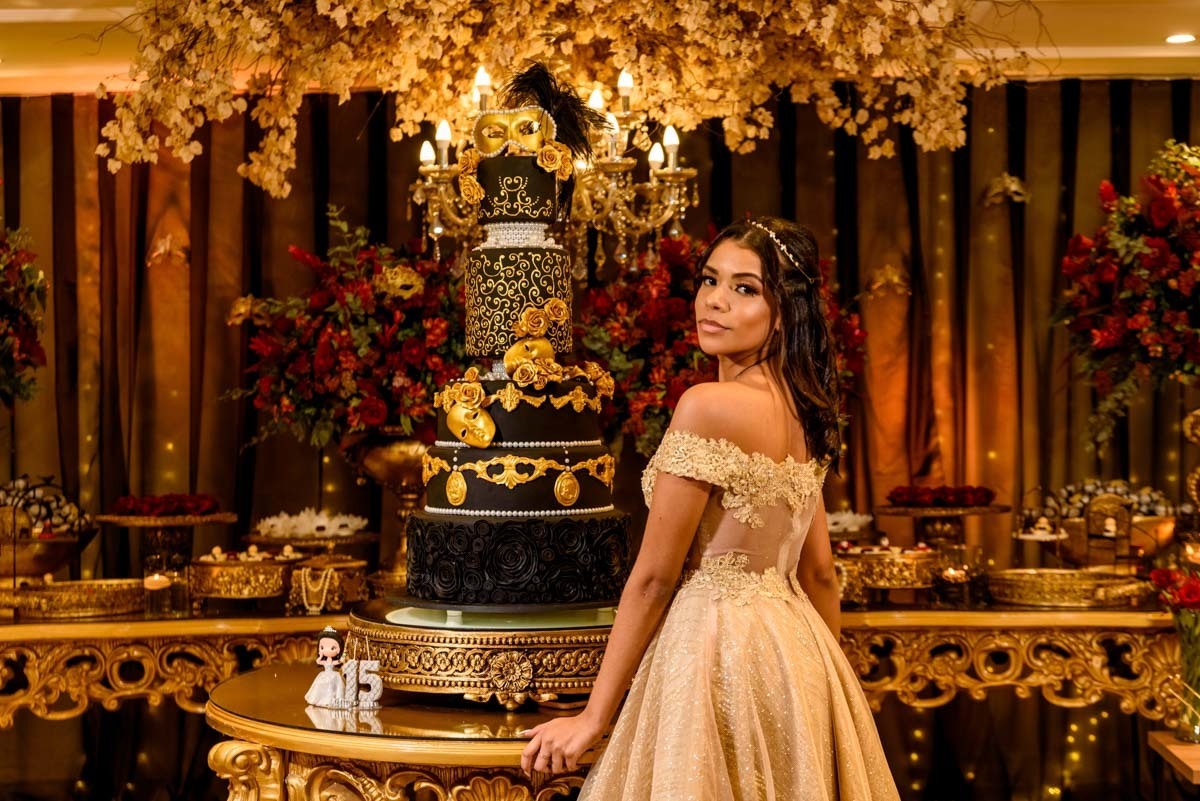 inspiração penteado de debutante