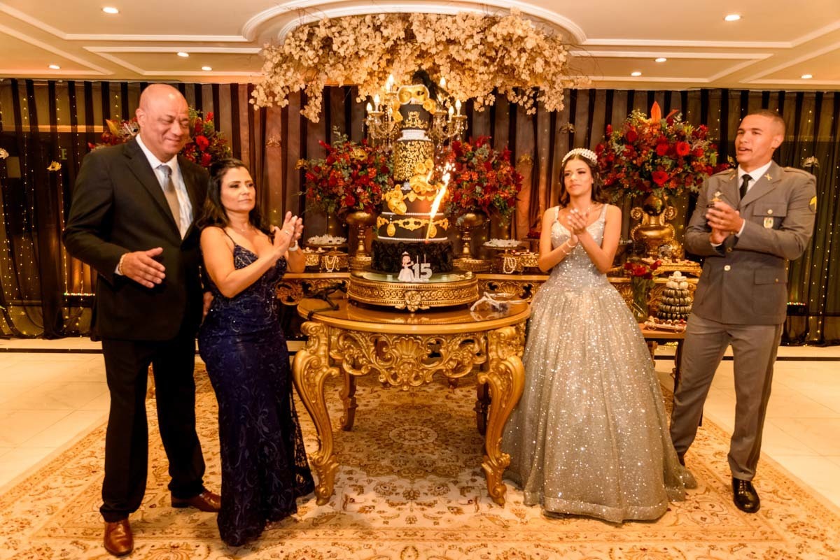 parabéns para debutante