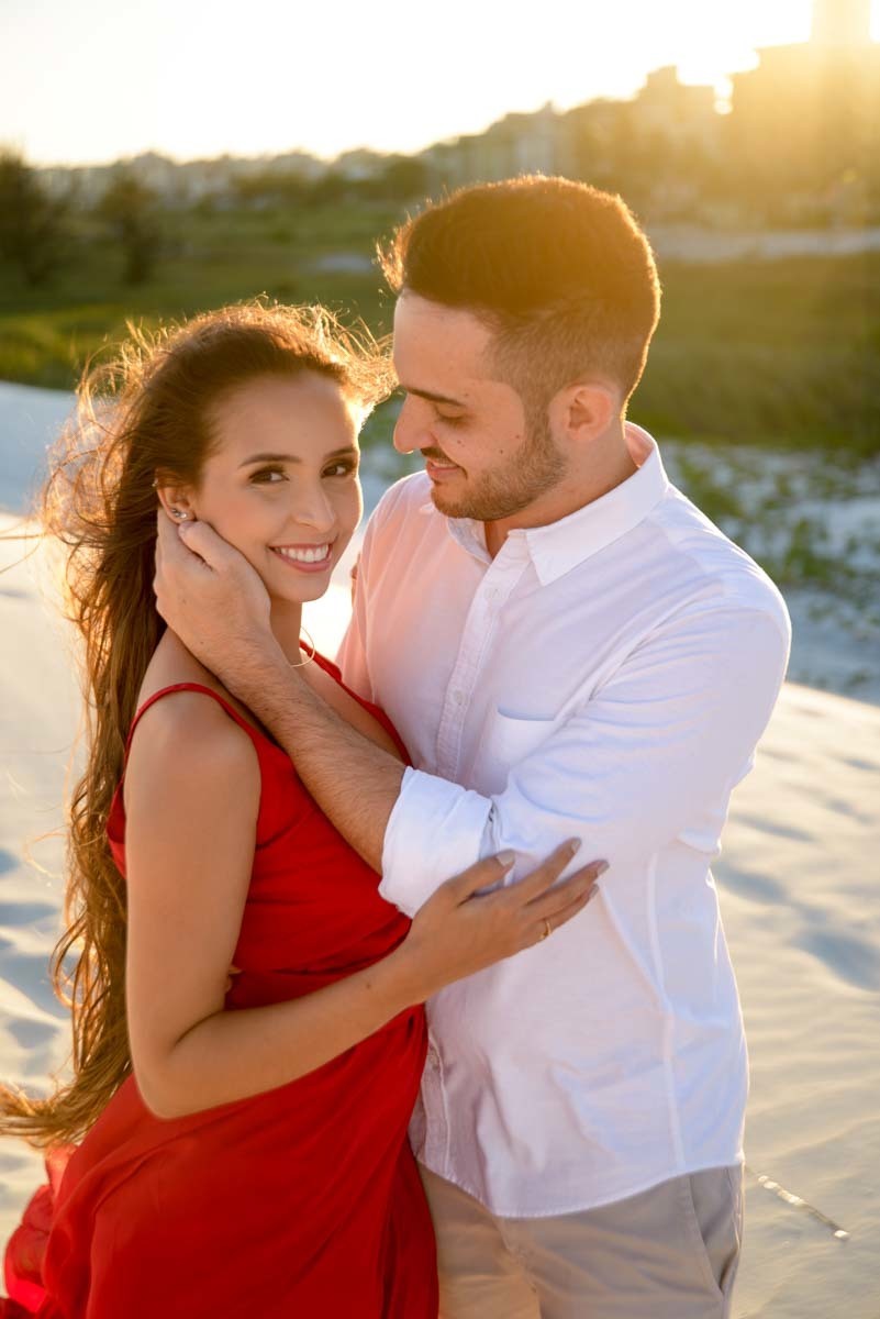 praia linda para fazer ensaio de casal