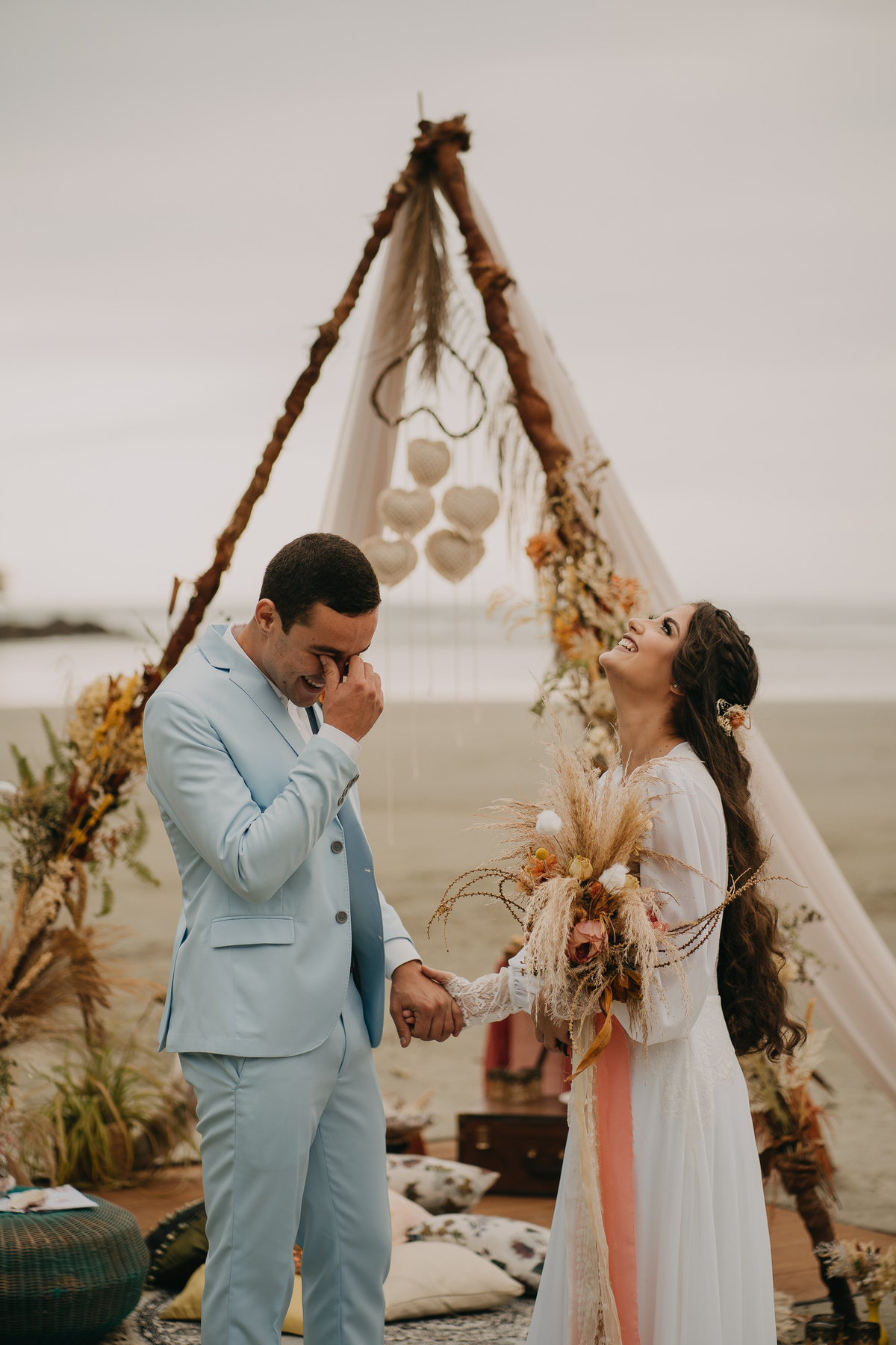 wedding, elopement wedding, elopement, renovação de votos, bodas, casamento na praia, cerimônia de casamento, casamento boho, estilo boho, decoração boho, noiva, vestido de noiva, wedding