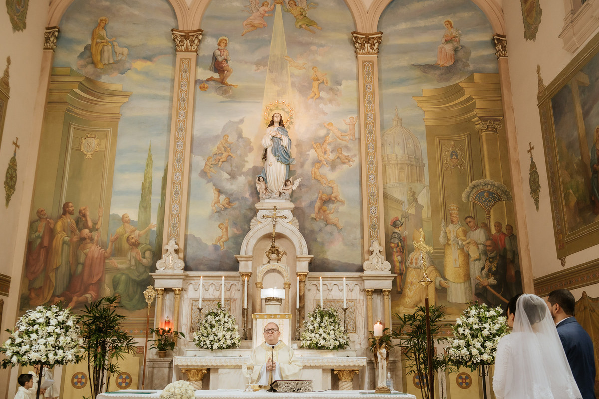 wedding, casamento, cerimônia religiosa, cerimônia católica, casamento católico, casamento tradicional, fotografia de casamento, casamento na igreja, casamento na igreja católica, fotos de noivos, casamento na Paróquia Nossa Senhora da Boa Viagem SBC