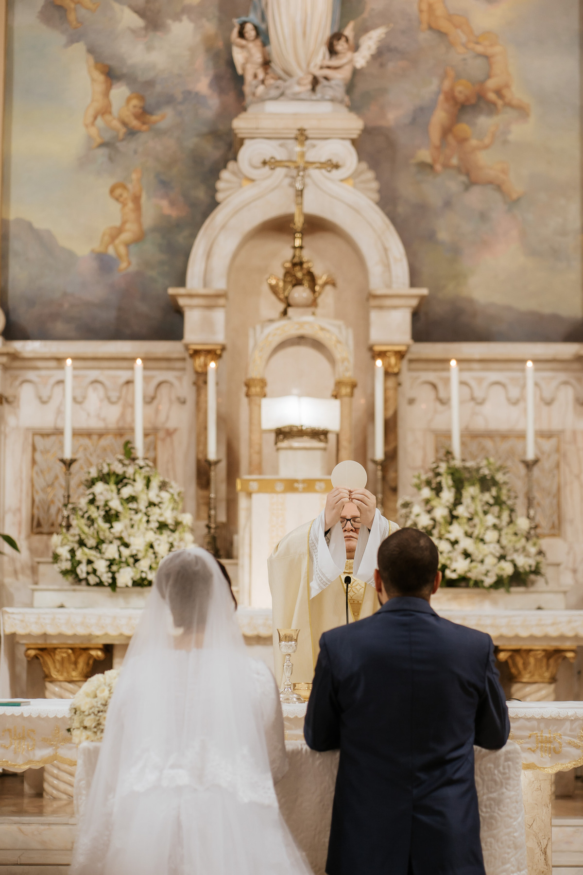 wedding, casamento, cerimônia religiosa, cerimônia católica, casamento católico, casamento tradicional, fotografia de casamento, casamento na igreja, casamento na igreja católica, fotos de noivos, casamento na Paróquia Nossa Senhora da Boa Viagem SBC