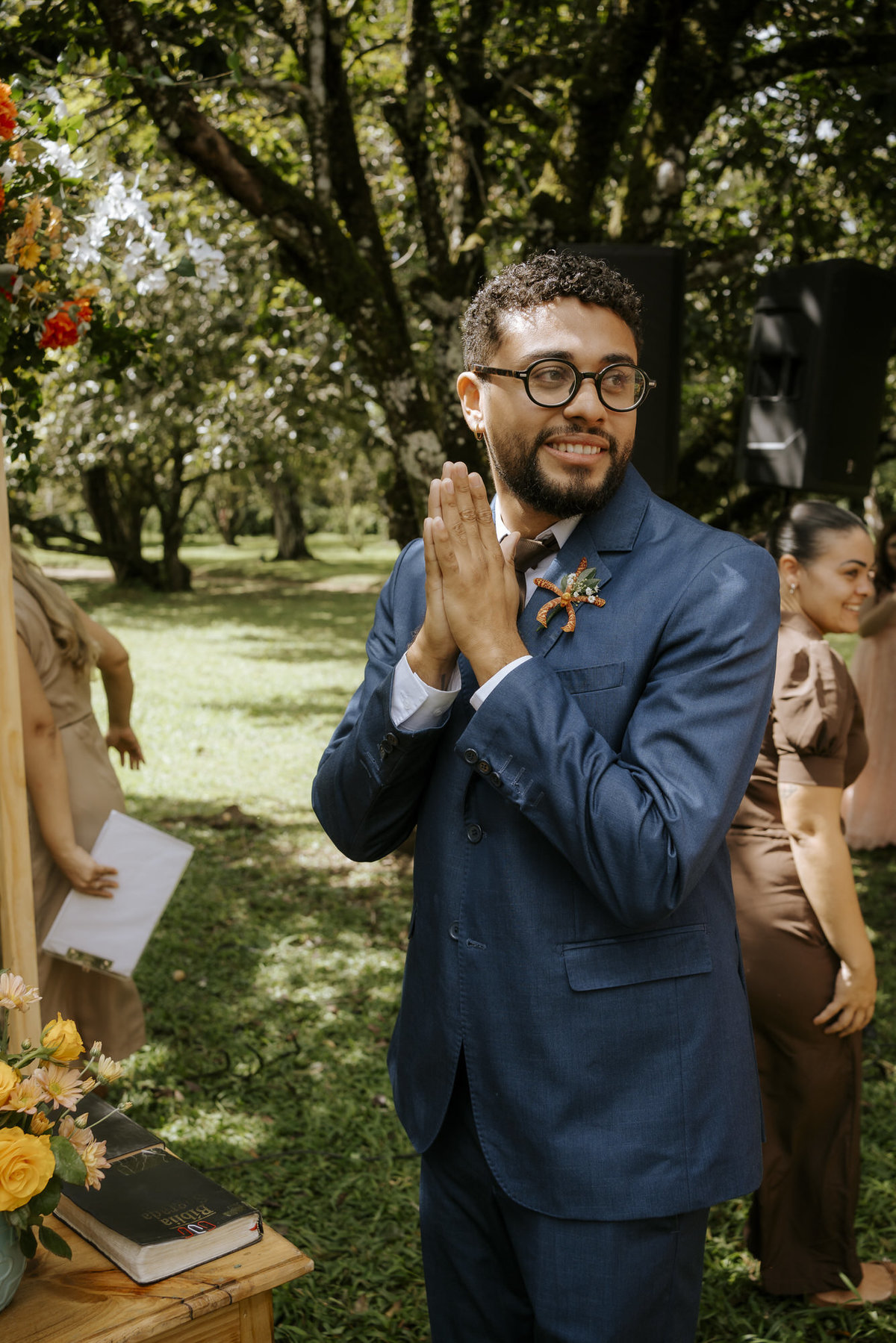 wedding, casamento, casamento externo, casamento ao ar livre,  dia da noiva, casamento embaixo de árvore, cerimônia ao ar livre, noivos