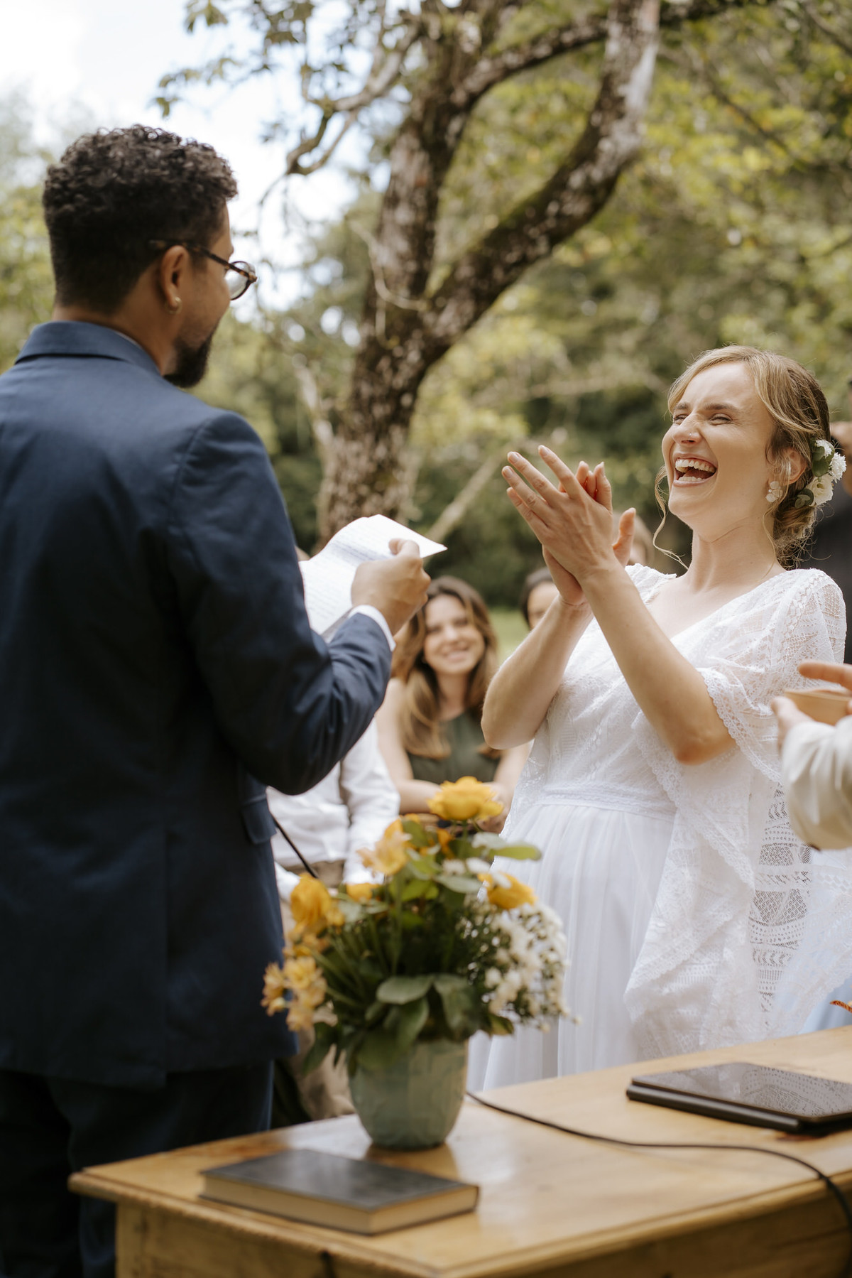 wedding, casamento, casamento externo, casamento ao ar livre,  dia da noiva, casamento embaixo de árvore, cerimônia ao ar livre, noivos