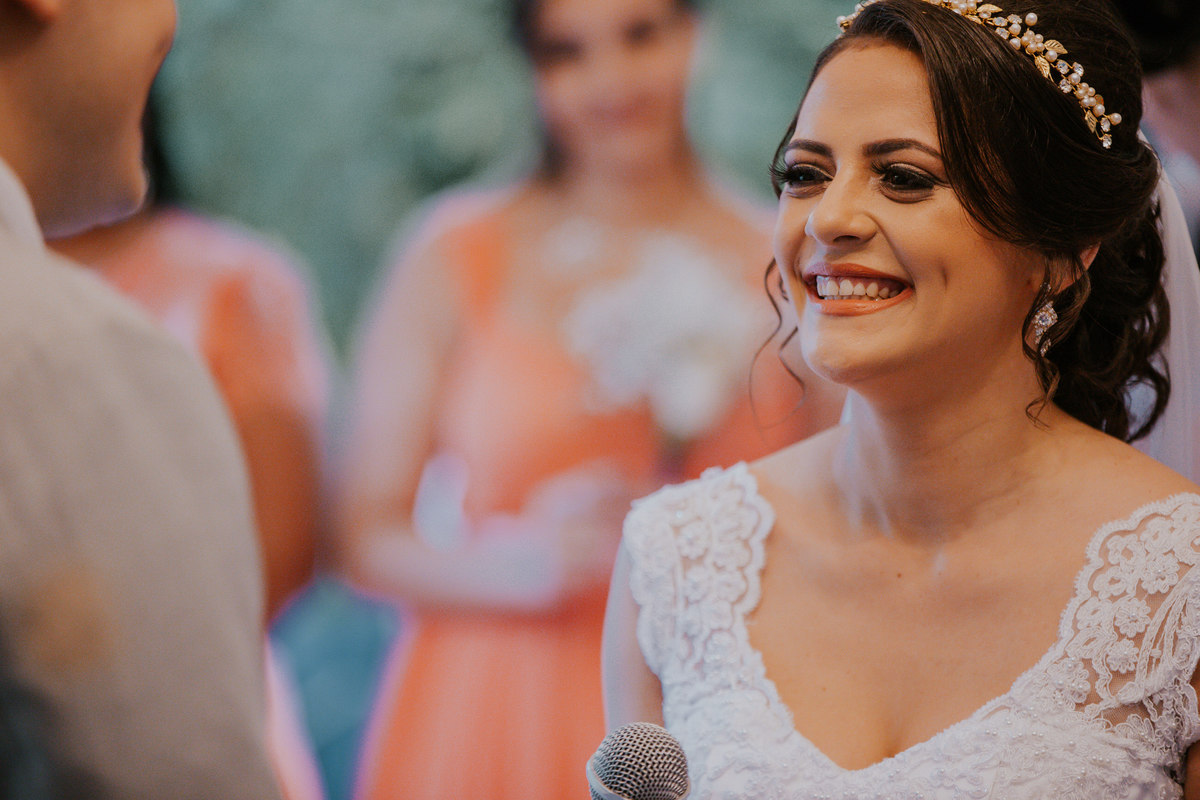 casamento paula e arthur votos noiva Chácara Flores Eventos - Ribeirão Pires