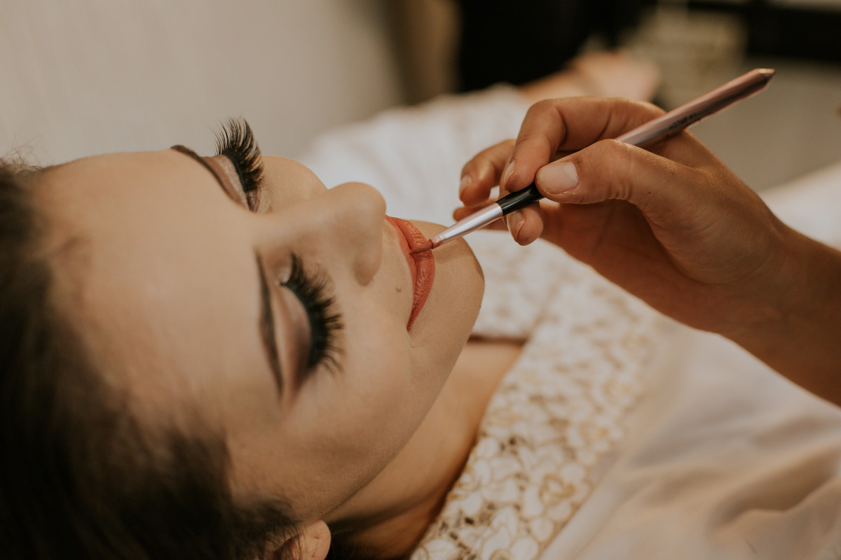 casamento paula e arthur dia da noiva batom