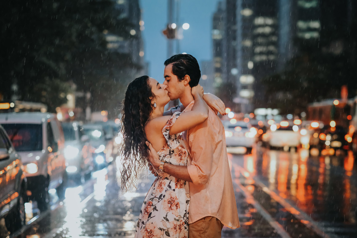 Ensaio Casal Paulista chuva