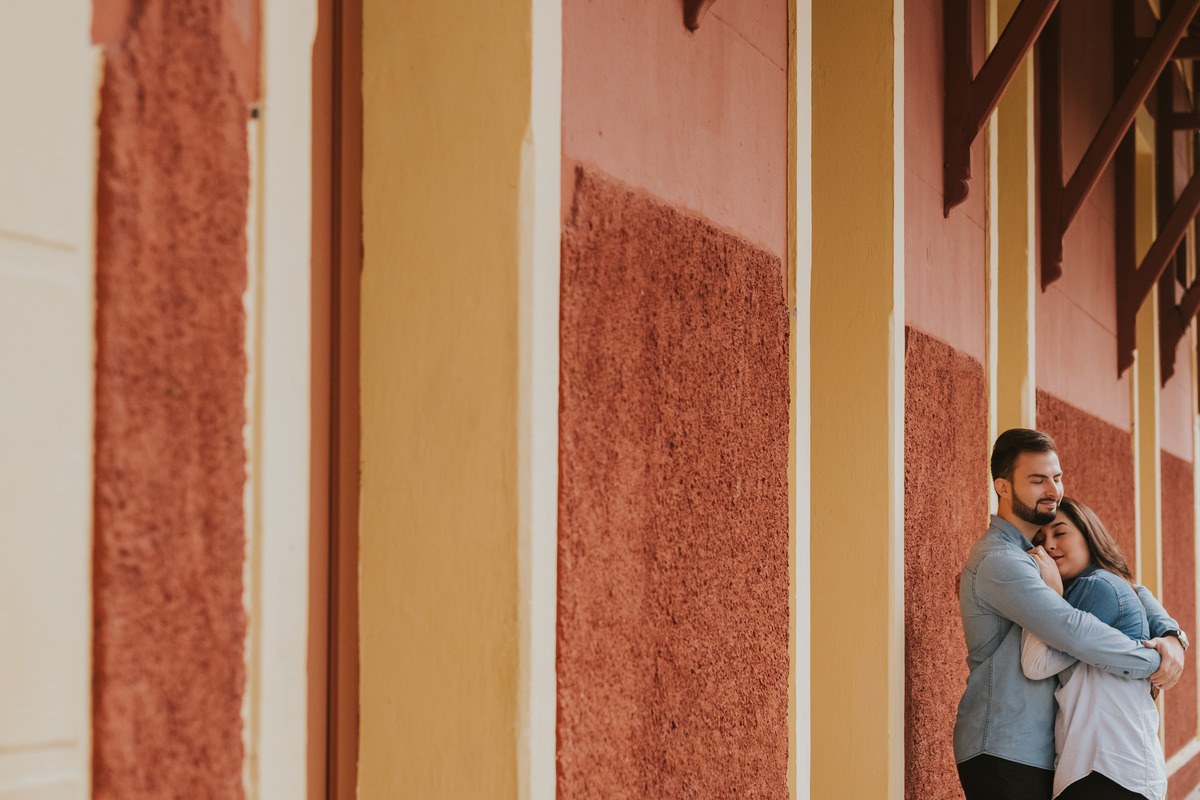 Ensaio PreWedding Casal Guararema Mayara e Tales Estação Luís Carlos