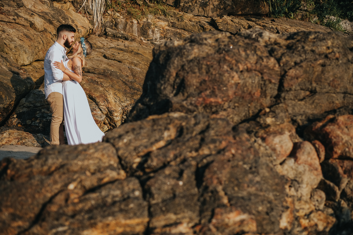 Ensaio pre-wedding Praia de São Pedro - Millena e Esthevan
