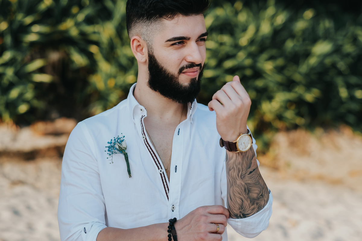 Ensaio pre-wedding Praia de São Pedro - Millena e Esthevan noivo