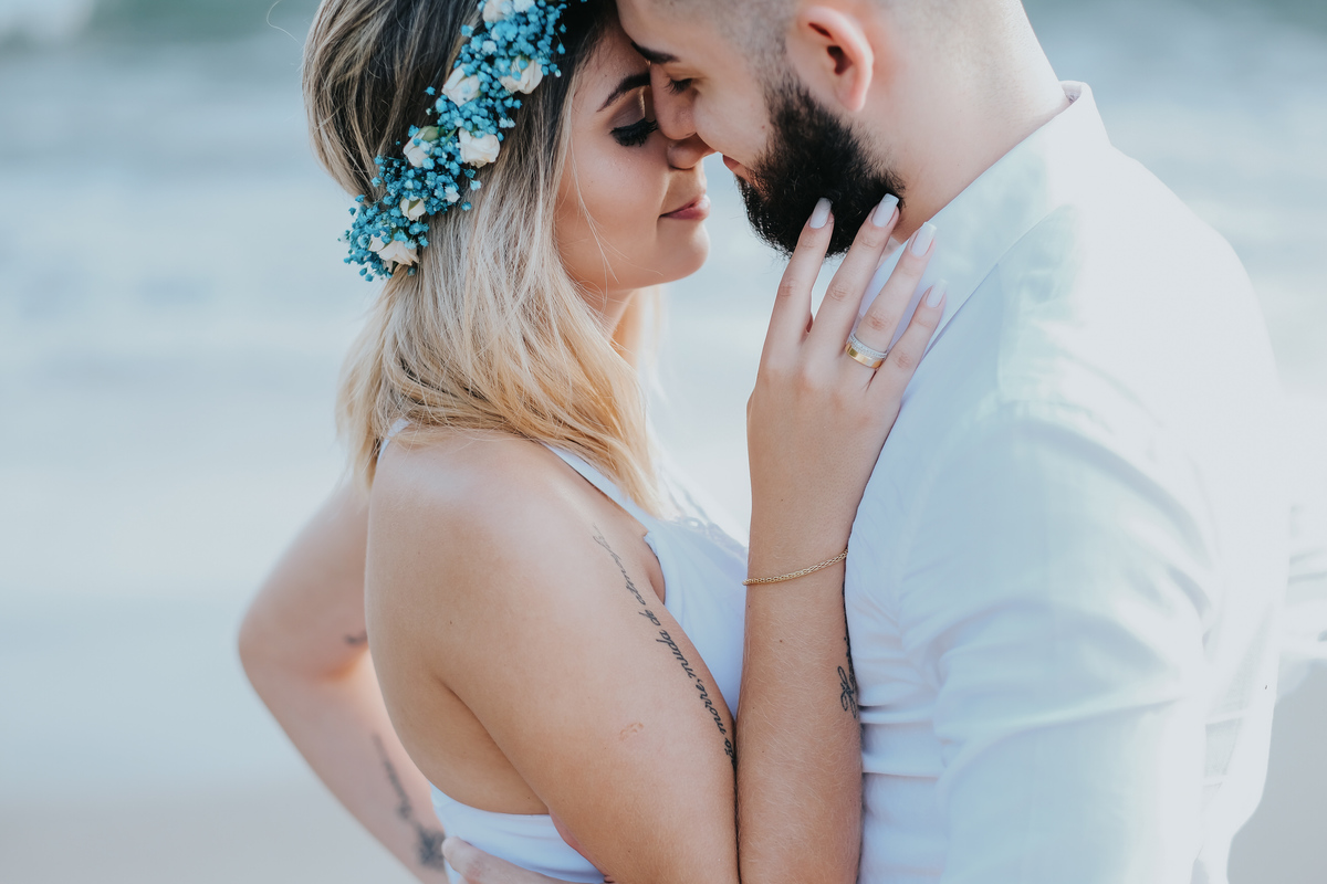 Ensaio pre-wedding Praia de São Pedro - Millena e Esthevan