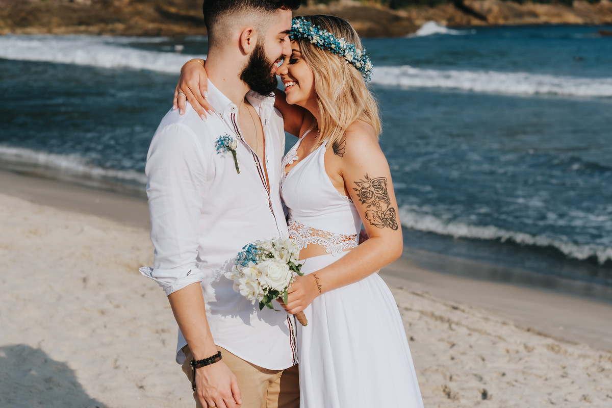 Ensaio pre-wedding Praia de São Pedro - Millena e Esthevan