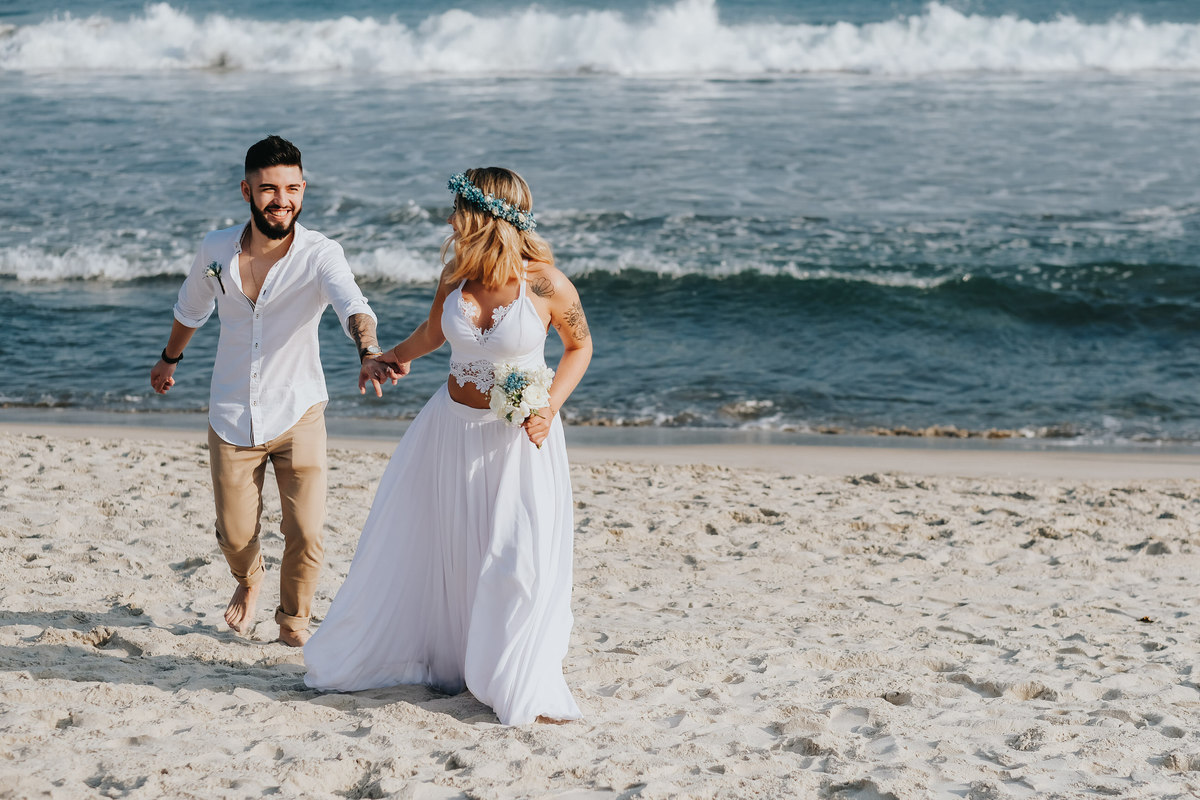 Ensaio pre-wedding Praia de São Pedro - Millena e Esthevan