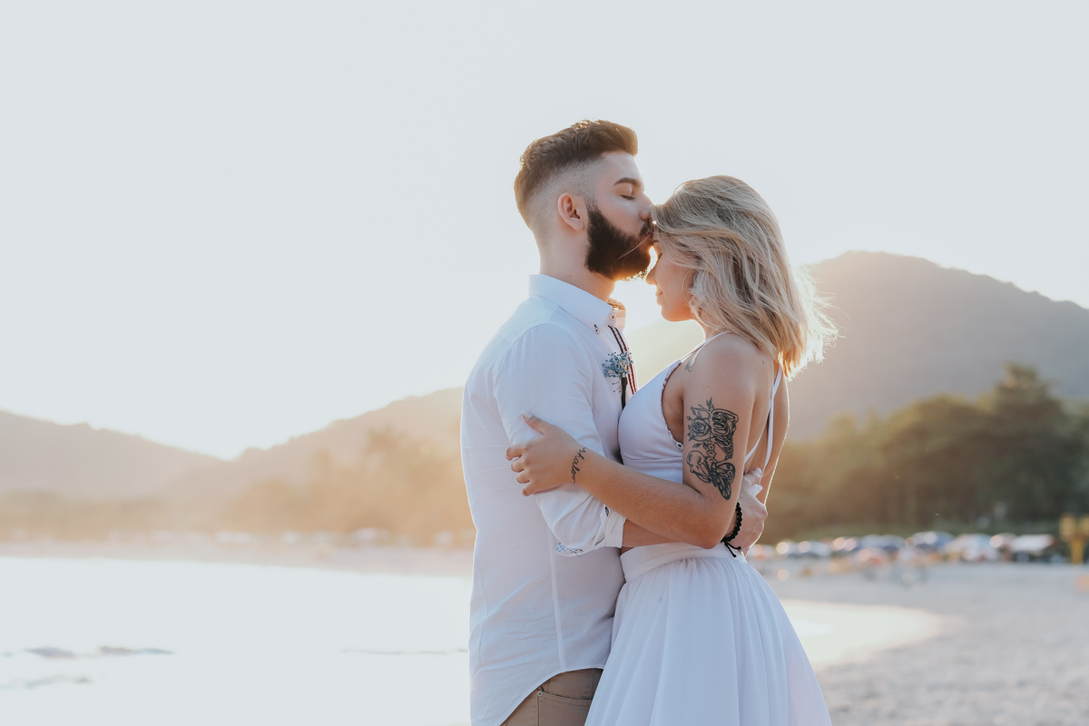 Ensaio pre-wedding Praia de São Pedro - Millena e Esthevan