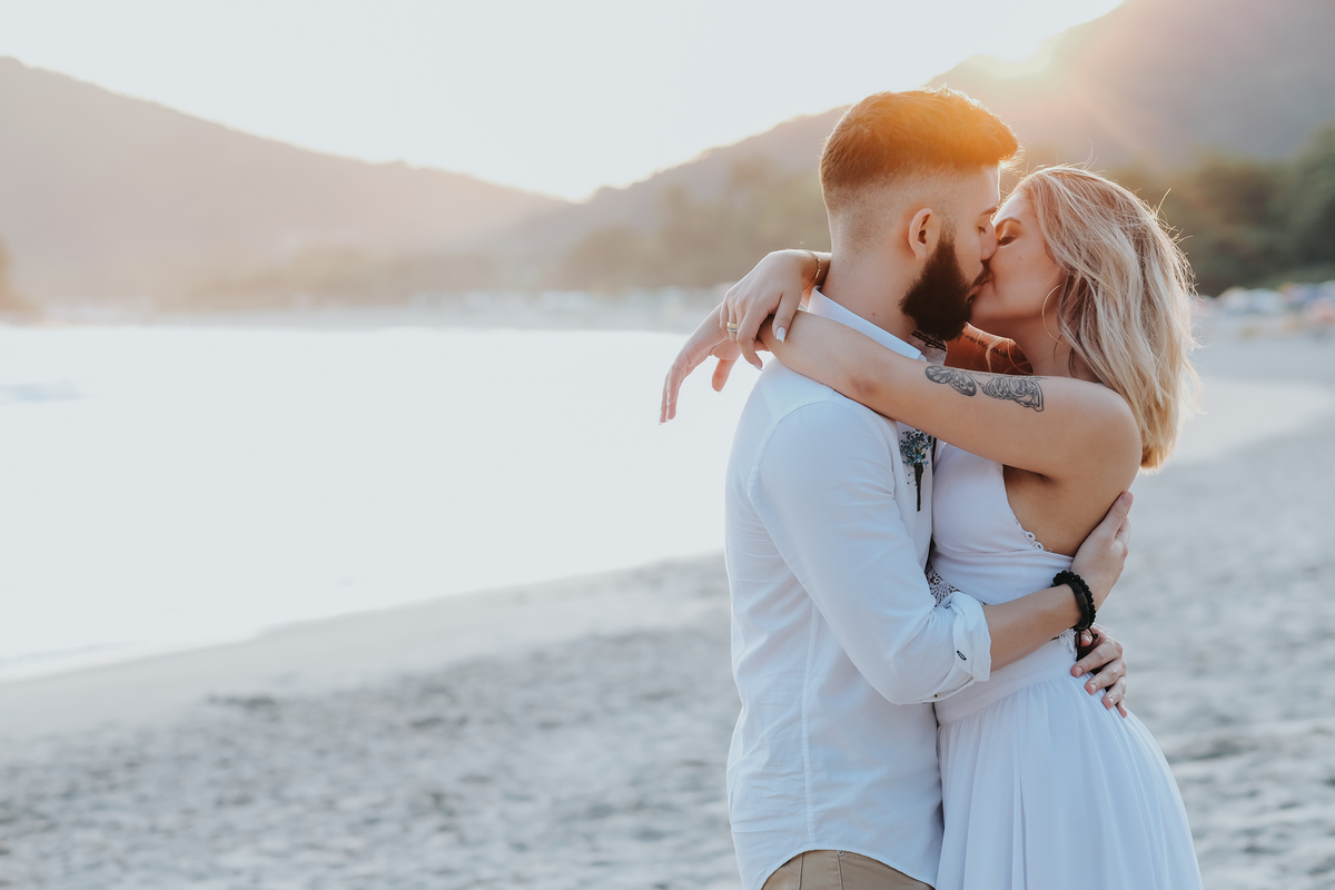 Ensaio pre-wedding Praia de São Pedro - Millena e Esthevan