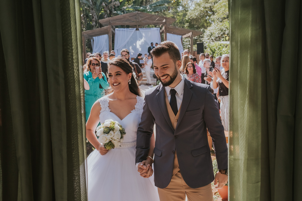 casamos corredor noivos casamento Espaço Vista Verde Ribeirão