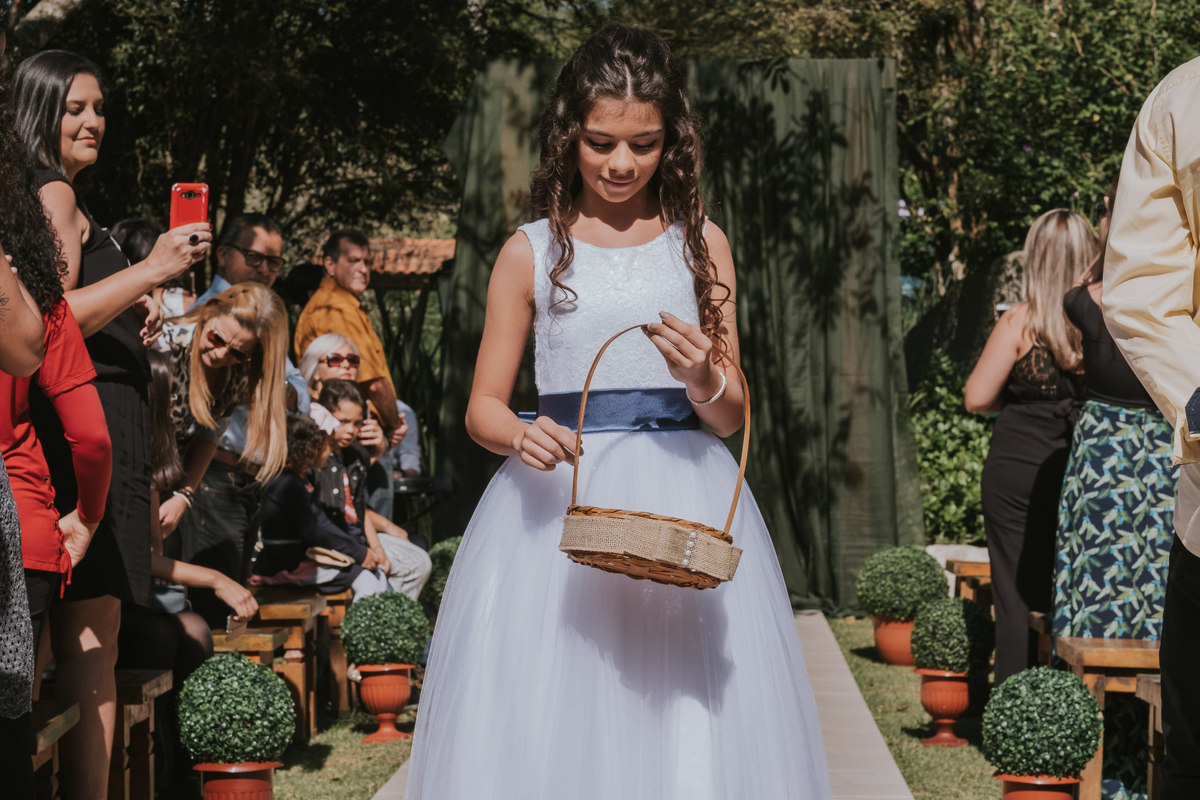entrada florista casamento Espaço Vista Verde Ribeirão