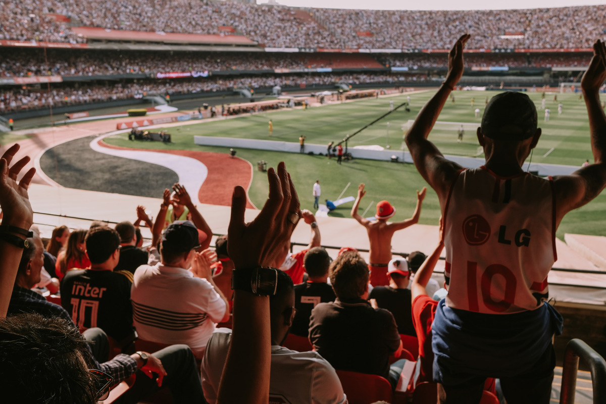 torcida Ensaio família Martins Estádio do Morumbi