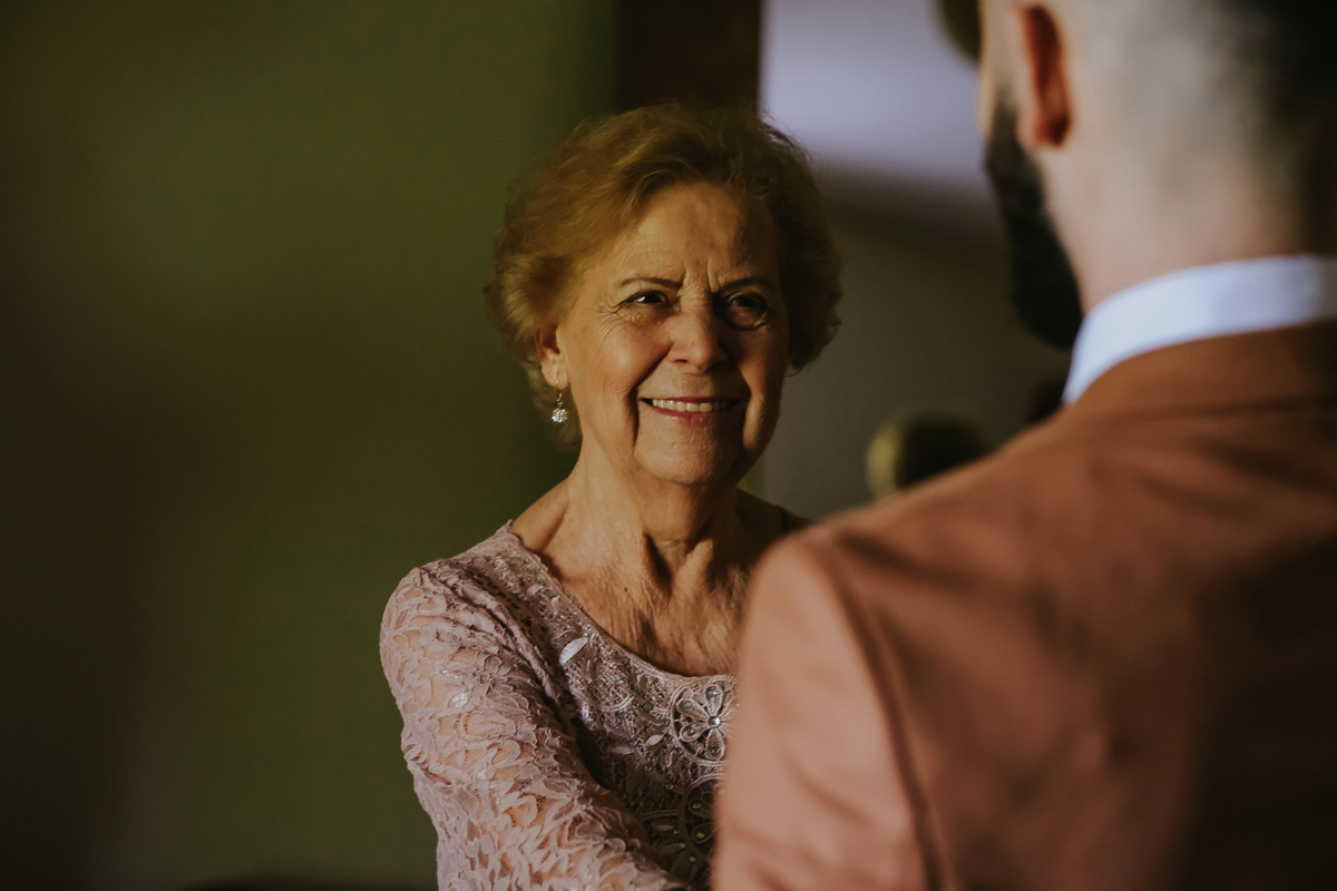 aquele olhar da vó dia do noivo Espaço Verde casamento Millena e Esthevan