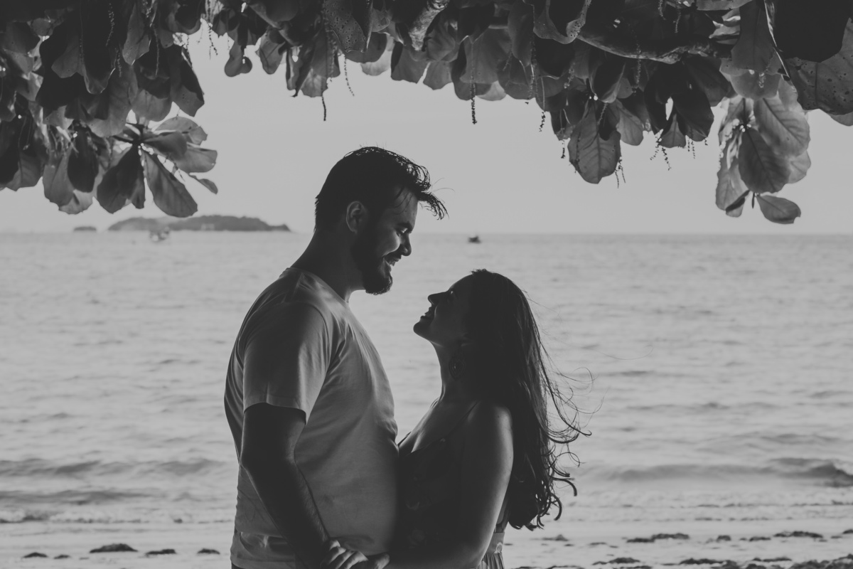 ensaio Juliane e Paulo Paraty RJ praia Jabaquara