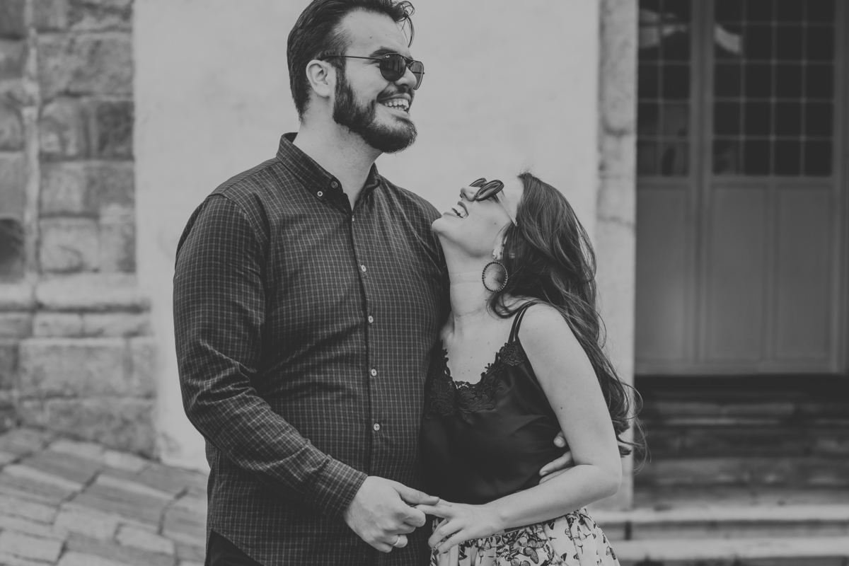 ensaio Juliane e Paulo Paraty RJ centro histórico casal feliz