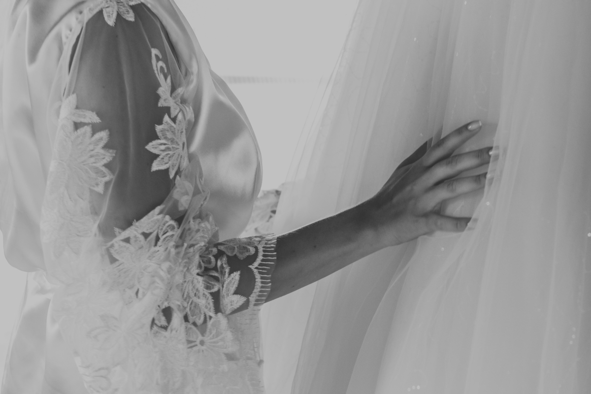 Dia da noiva Juliane com o vestido Monte Castelo Eventos