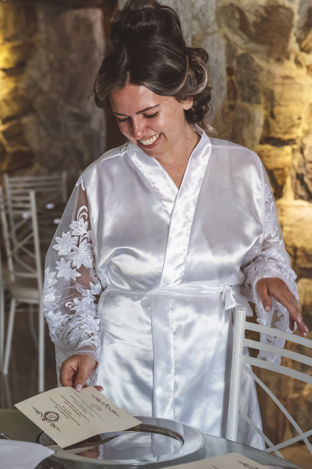 Dia da noiva Juliane com detalhes Monte Castelo Eventos