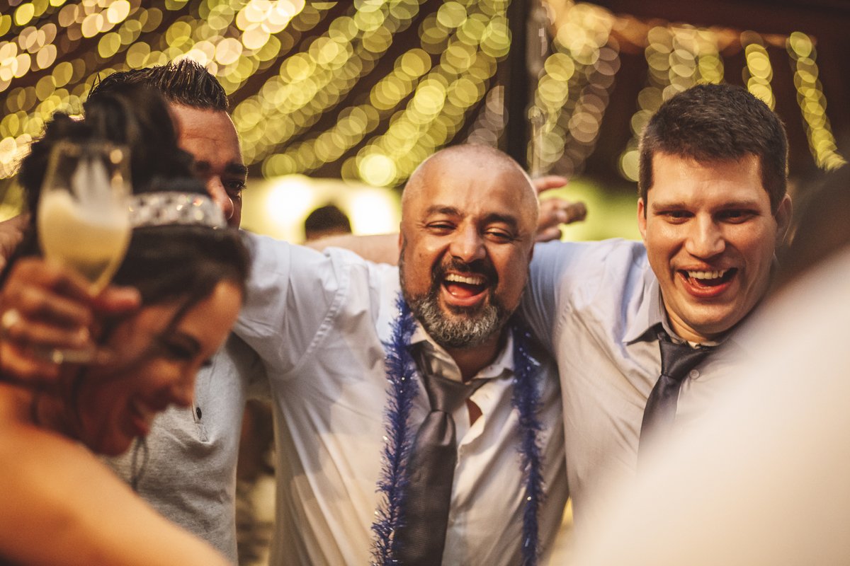 noivos dançando na balada Napoleão Buffet São Bernardo 