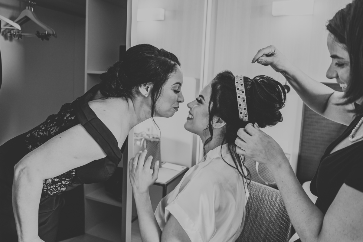 Making of noiva com a mãe Aparthotel Adagio São Bernardo do Campo