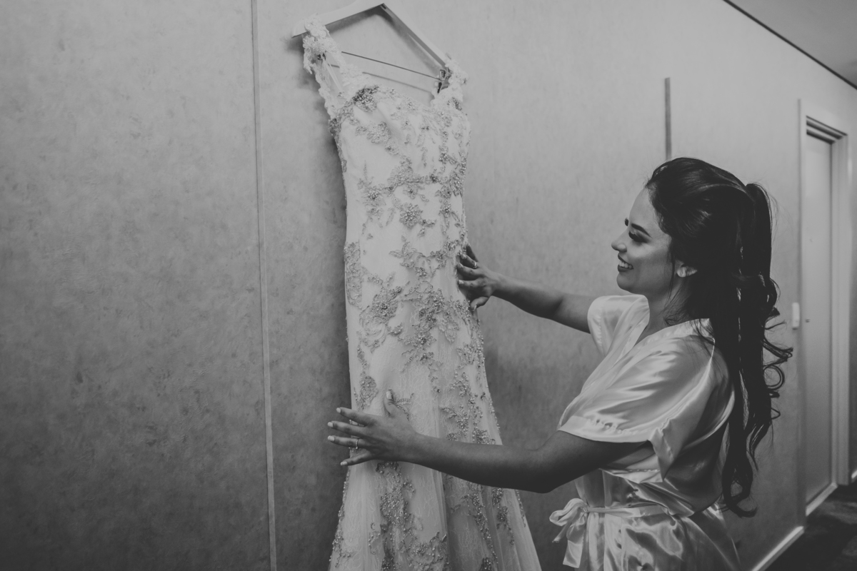 Making of da noiva com o vestido Aparthotel Adagio São Bernardo do Campo