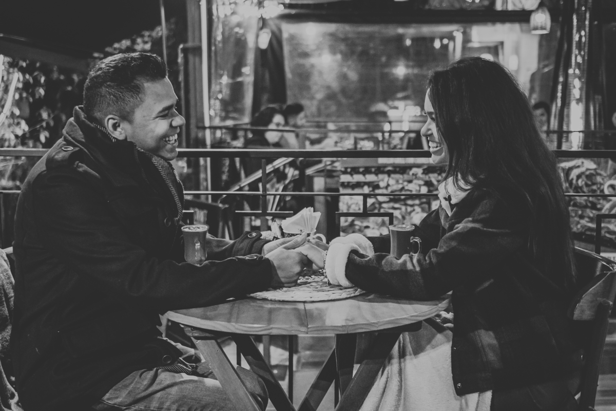 Ensaio Thuany e Jilvan Campos do Jordão mãos dadas