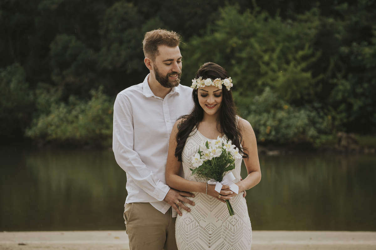Ensaio pré casamento Bruna e Diego praia das conchas guarujá - sp,  pre-wedding