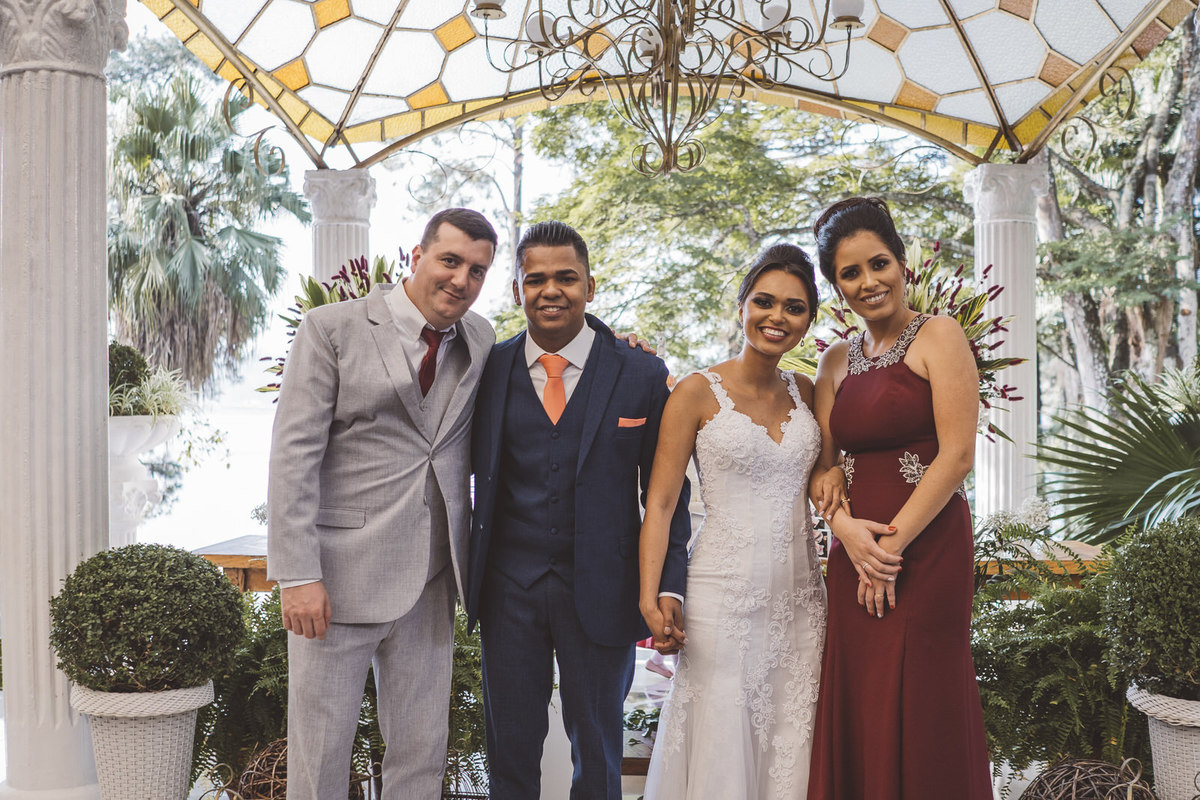 padrinhos enssenciais casamento Jiuvan e Thuany Recanto Santa Rita