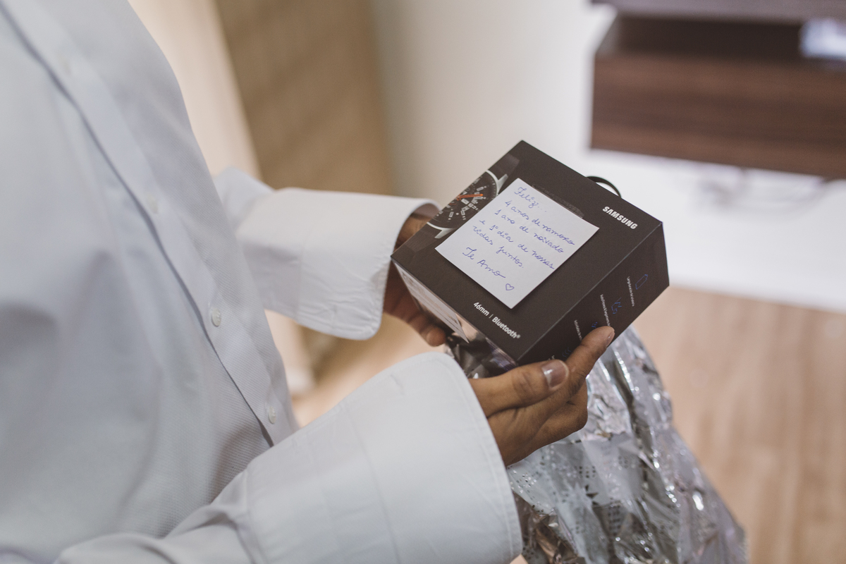 presente da noiva para o noivo  casamento Jiuvan e Thuany Recanto Santa Rita