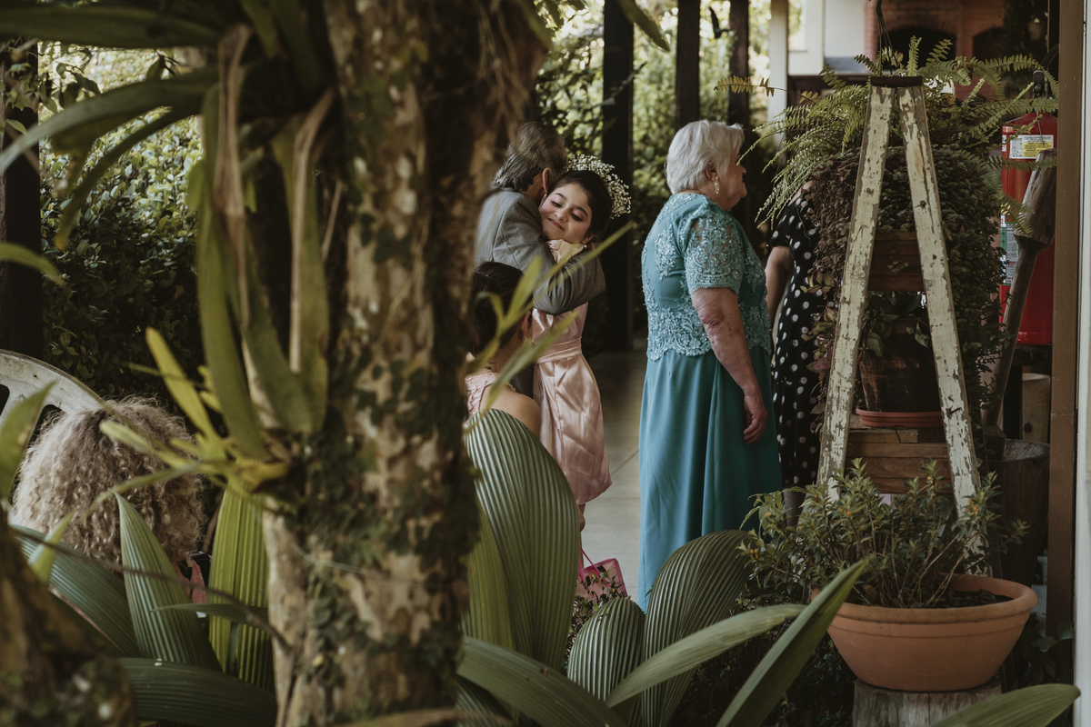 chegada dos avós Casamento Espaço Vista verde