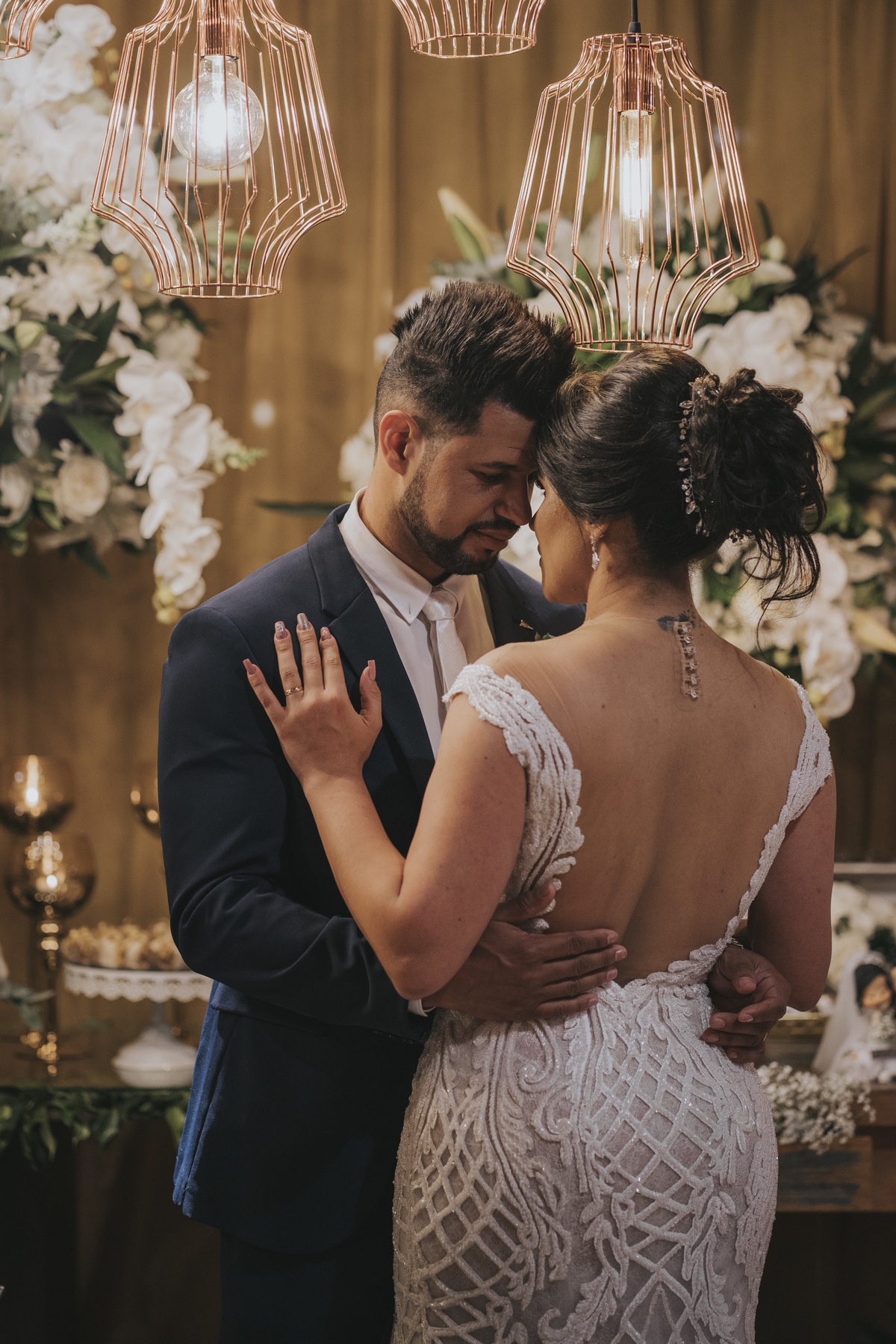 casamento Espaço Vista Verde decoração noivos mesa do bolo vestido Atelier Carmelita