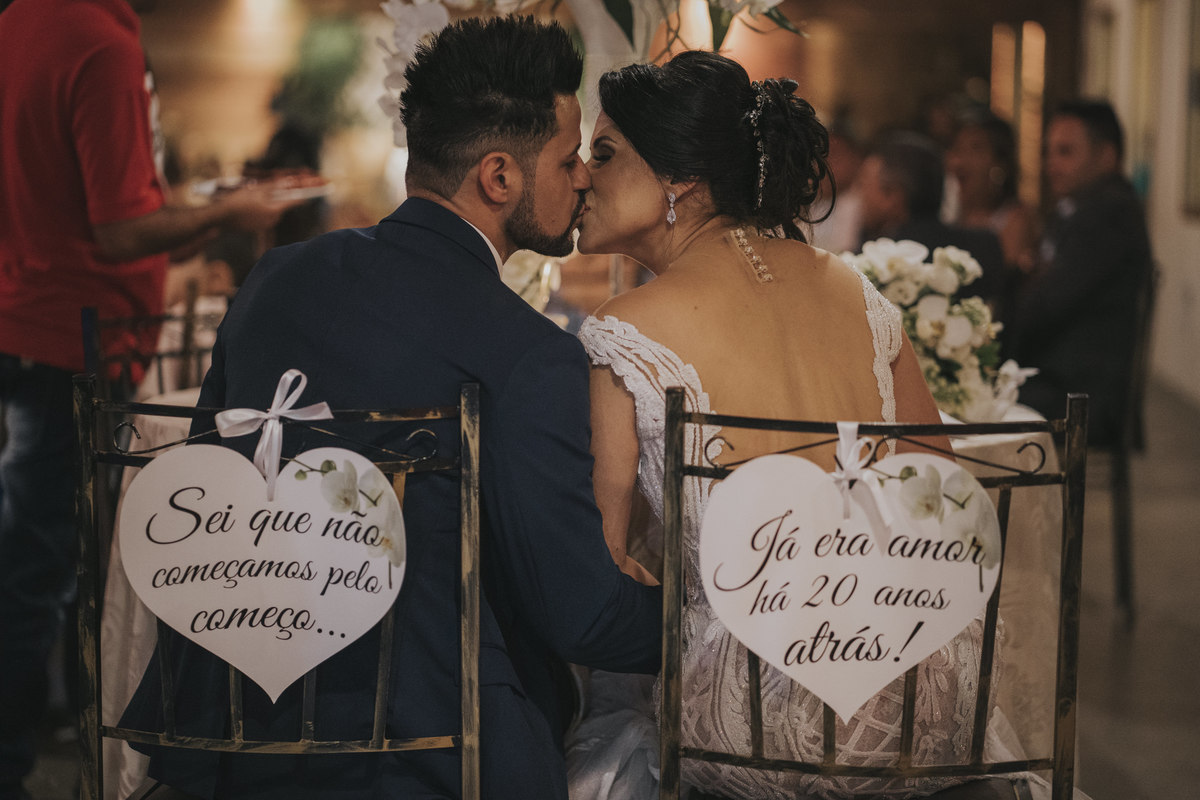 casamento Espaço Vista Verde decoração noivos mesa do casal vestido Atelier Carmelita