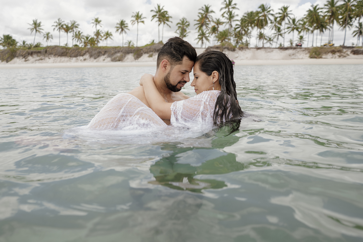 Praia de Muro Alto Porto de Galinhas Pernambuco Ensaio Casal