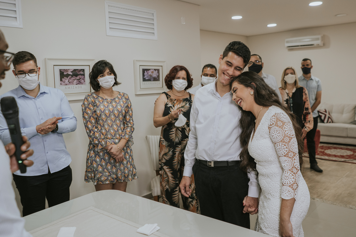 Casamento civil, casamento com afeto,  home wedding, casamento em casa