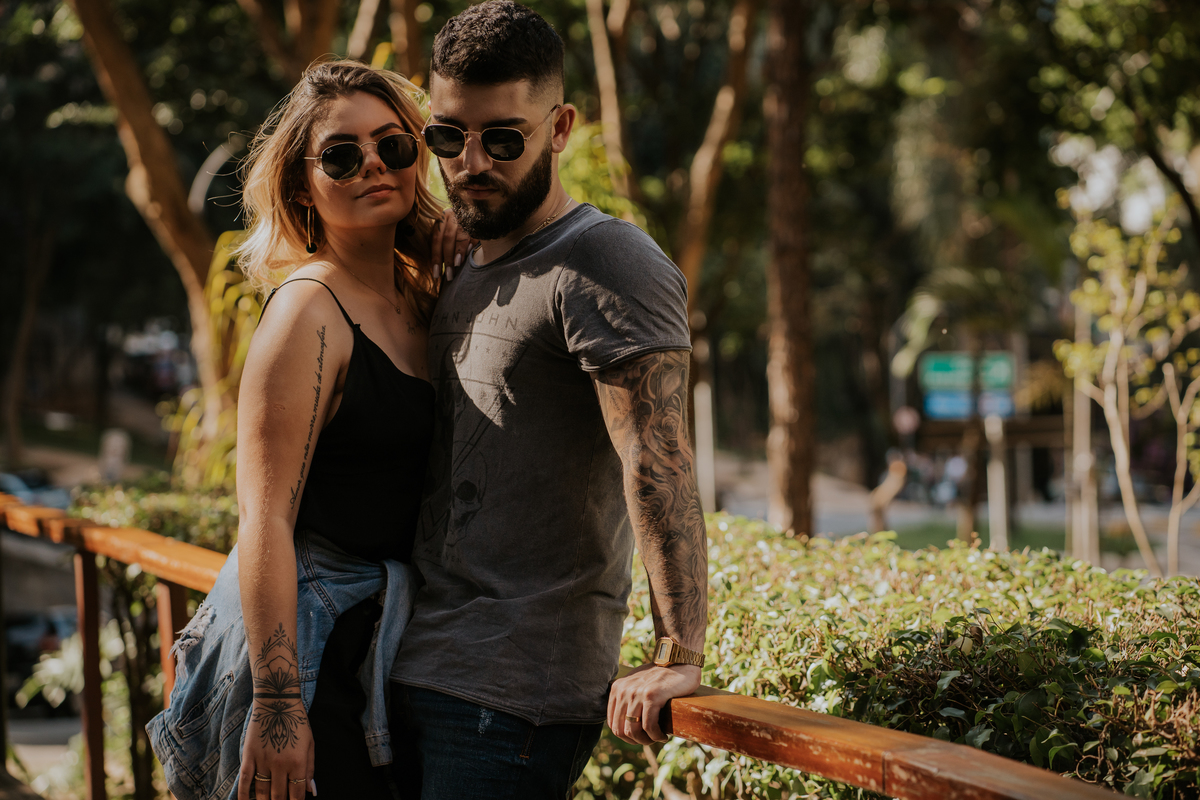 Ensaio fotográfico urbano, Av. Paulista, casal cool, casal style, casal tatto, tatto, fotos, urbano
