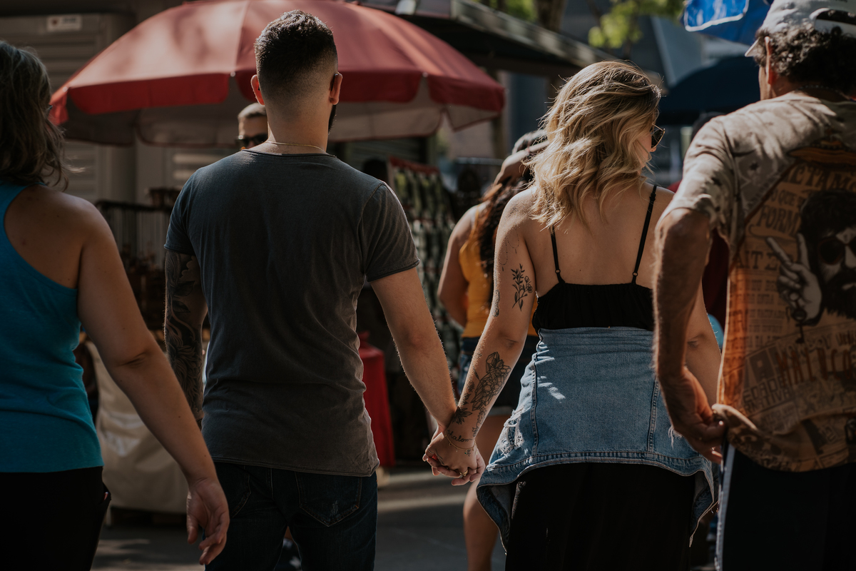 Ensaio fotográfico urbano, Av. Paulista, casal cool, casal style, casal tatto, tatto, fotos, urbano