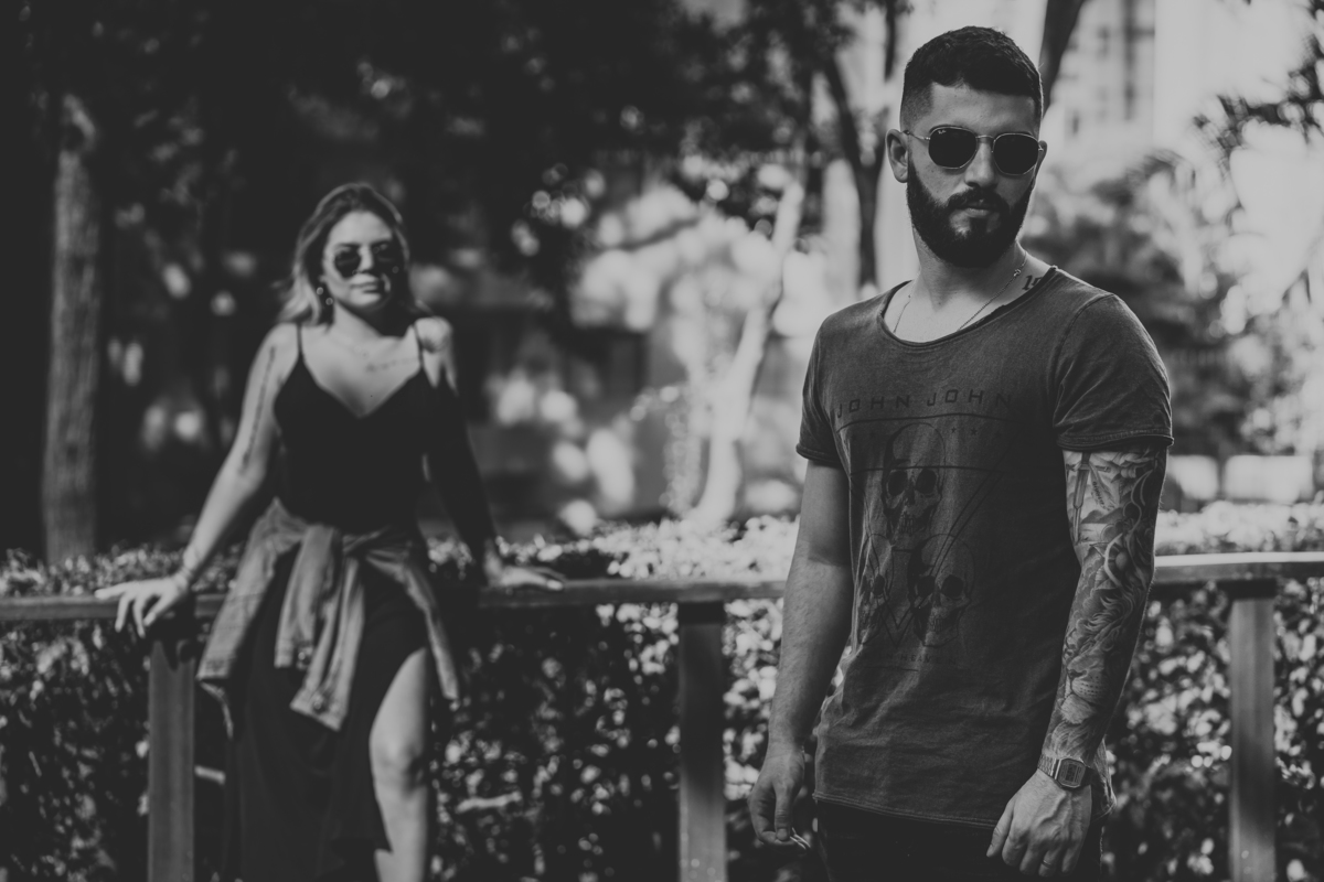 Ensaio fotográfico urbano, Av. Paulista, casal cool, casal style, casal tatto, tatto, fotos, urbano