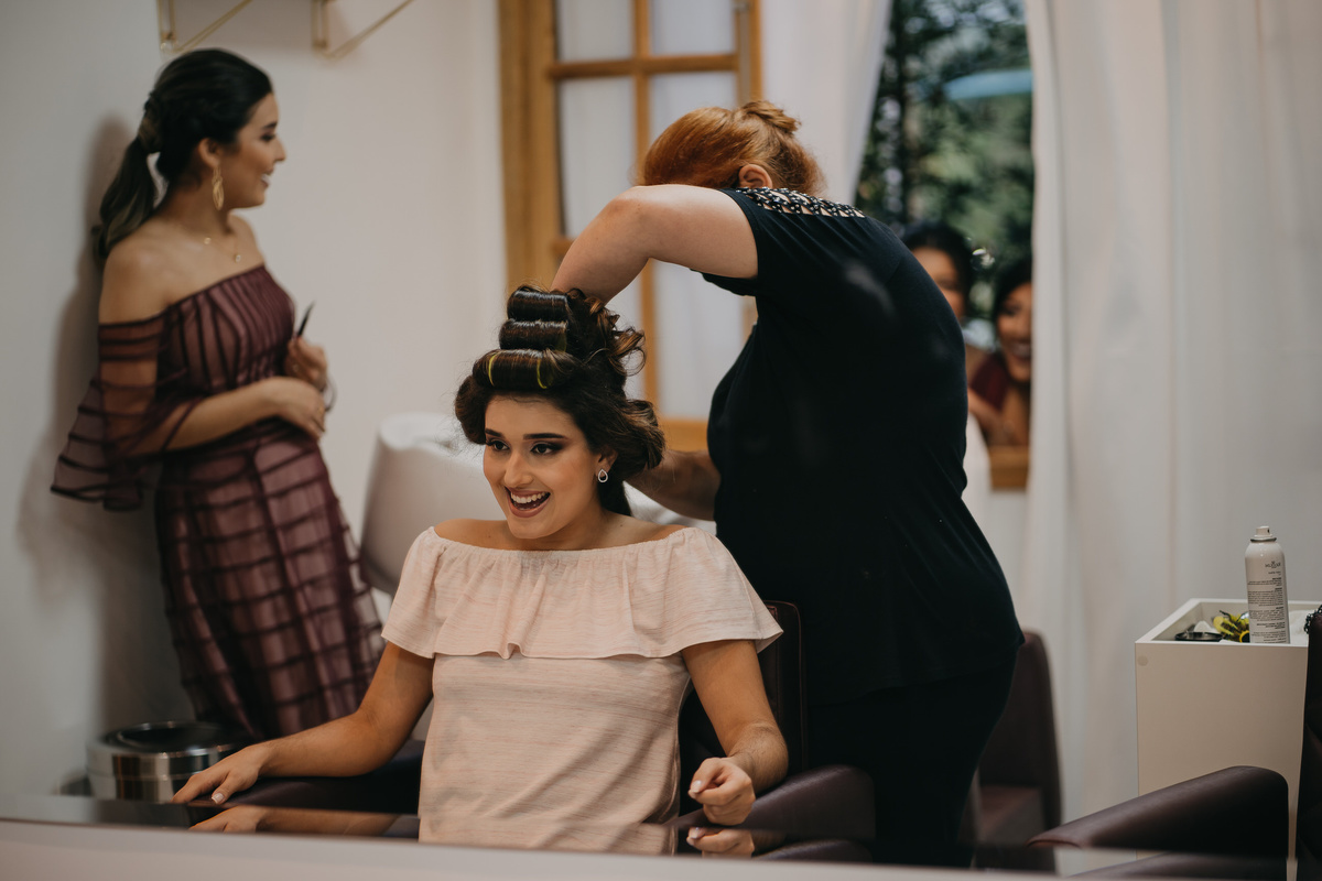 penteado da noiva Tânia Ronqui recanto santa rita